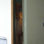 Nude showering babe Frances in spy cam peeking voyeur photography