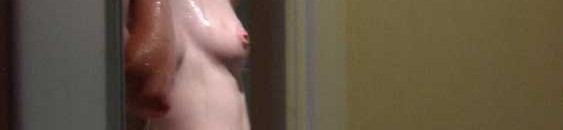 Nude showering babe Frances in spy cam peeking voyeur photography